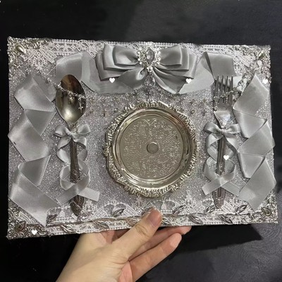 痛包diy材料套装银色痛板扎板配