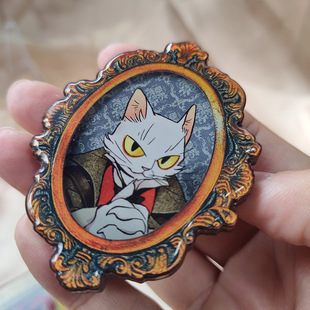 大理寺日志周边 仿滴胶景深相框冰箱贴 老伦敦同柄试作品 绘/rc