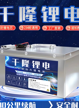 千隆电动车锂电池48V60V72V三四轮车磷酸铁锂电池大容量电瓶全新