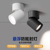 全光谱明装 悬浮射灯家用可调角度折叠小山丘高显吸顶灯客厅无主灯