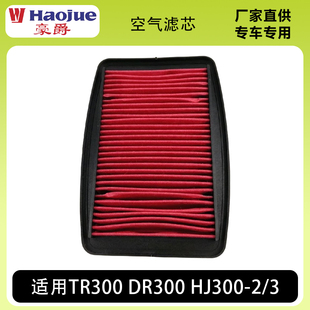 豪爵TR300 DR300 HJ300-2/3空气滤芯滤清器空滤原厂正品配件适用