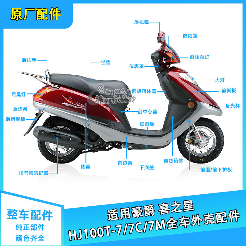 喜之星HJ100T-7/7C/7M全车外壳