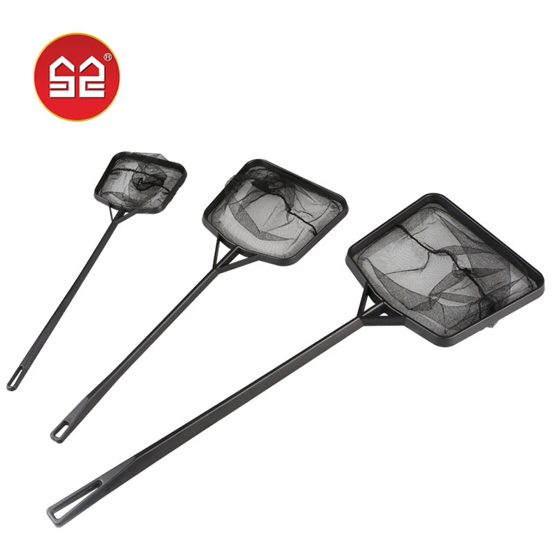 厂家直销渔捞网 兜圆方形鱼捞手抄鱼网金鱼观赏鱼水族箱抄网CBA1