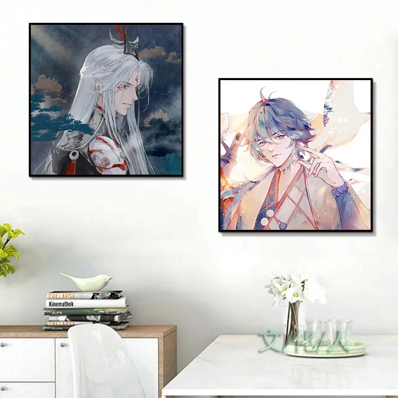 明世隐数字油画diy王者荣耀手绘填色油彩画送姐妹闺蜜生日礼物