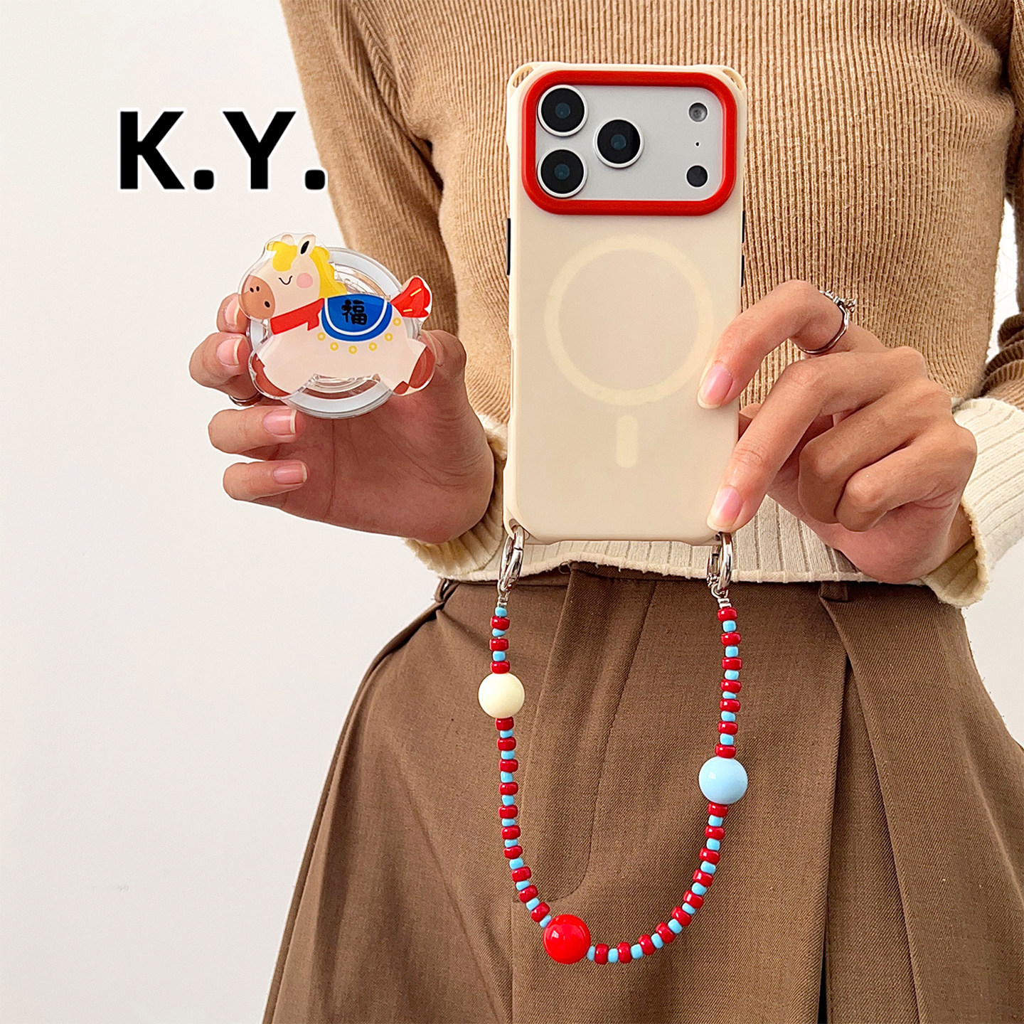 新款发福白马苹果17promax带支架磁吸手机壳挂绳适用于华为mate80pro简约斜挎手提可背小米17promax防摔硬壳,3C数码配件,手机保护套/壳,淘宝优惠券,粉丝福利购,淘宝优惠卷