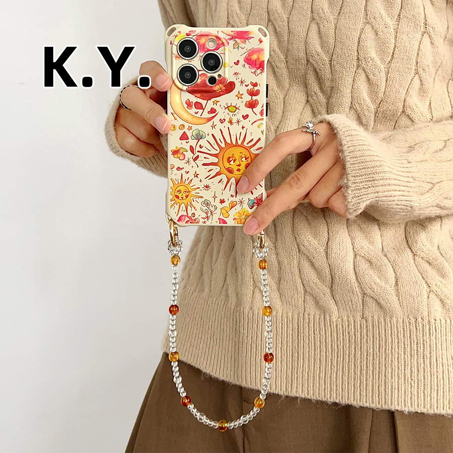 苹果16PROMAX手提斜挎挂绳手机壳