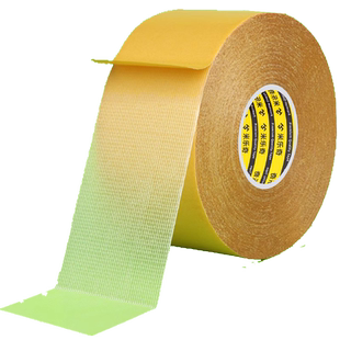 网格双面胶高粘度布基不留痕强力无痕固定墙面透明不留胶耐高温超粘卫生间防水超薄网纹高强度拼接固定用