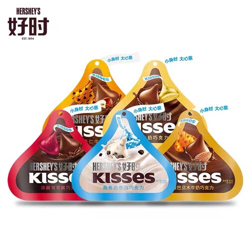 好时之吻KISSES黑巧克力纯可可脂