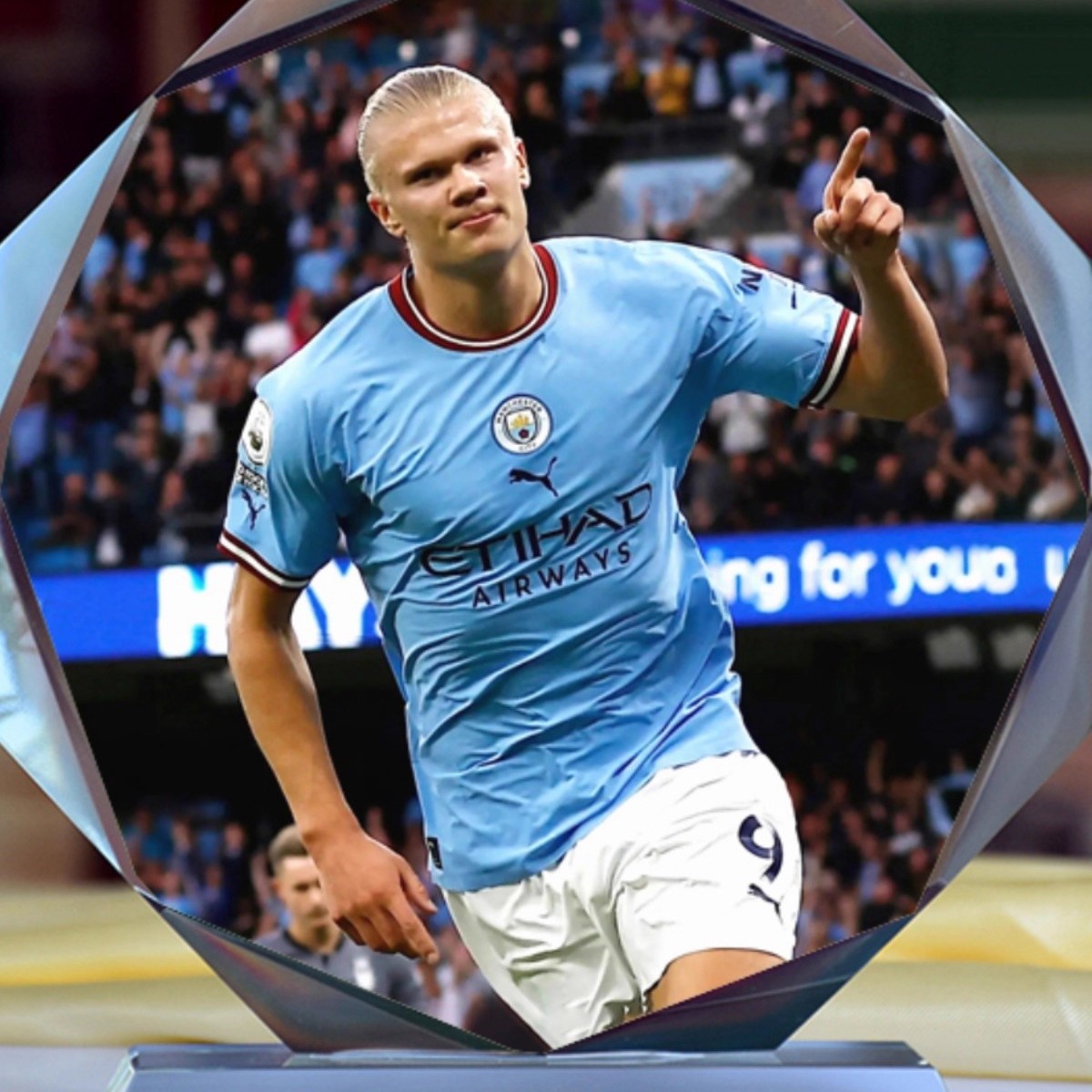 手办足球哈兰德纪念品礼物