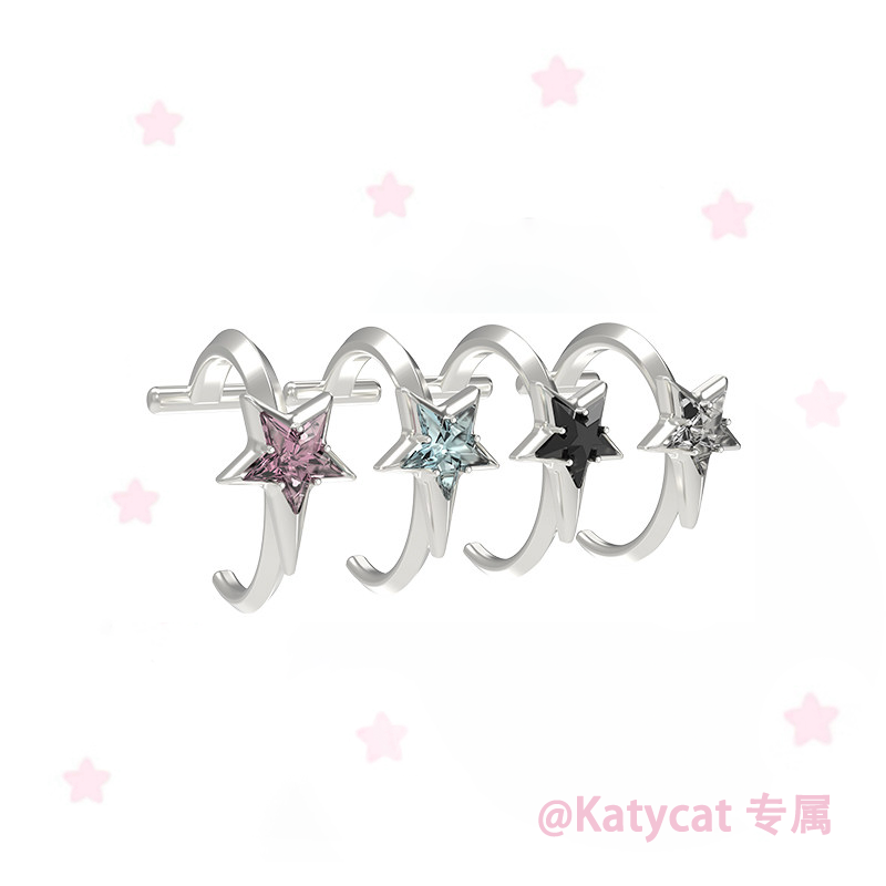 S925纯银免打孔星星唇夹男女生小众设计高级感配饰唇钉唇环送礼物,饰品/流行首饰/时尚饰品新,唇环/唇钉,淘宝优惠券,粉丝福利购,淘宝优惠卷