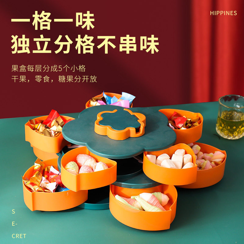 2026新款旋转果盘创意客