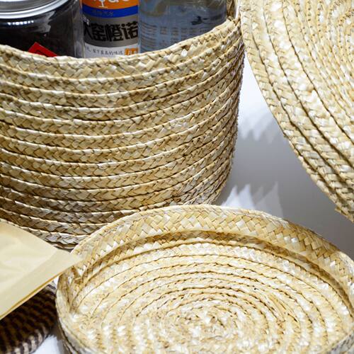 草编收纳筐玩具桌面化妆