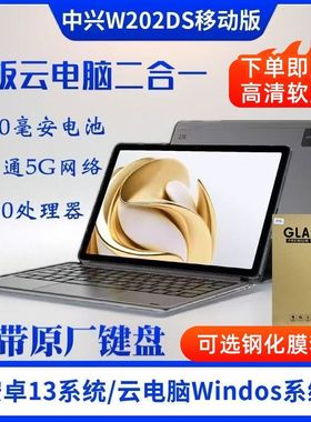 ZTE/中兴W202DS全网通5G插卡版平板云电脑全新国行便携式商务办公