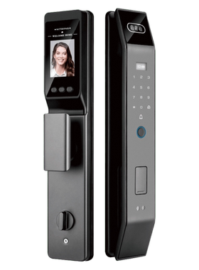 洛克曼（LOCKMAN)智能门锁 F7-2 七合一 3D人脸识别