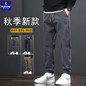 新款 长裤 潮流休闲裤 束脚裤 啄木鸟秋季 哈伦工装 男宽松百搭男士 韩版