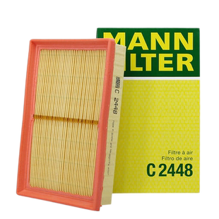曼牌空气滤芯C2448适用铃木 雨燕 1.5 空气滤清器 空气格