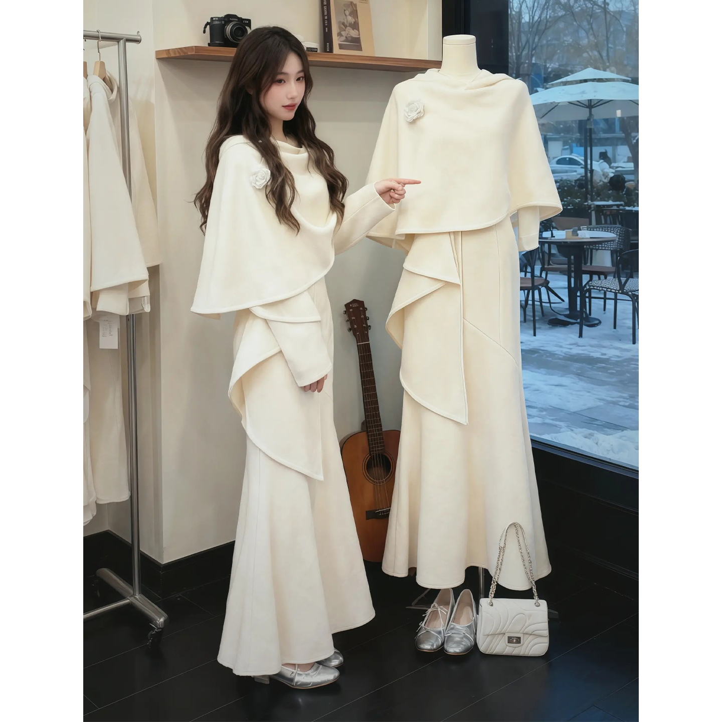 气质一整套ootd穿搭富家千金