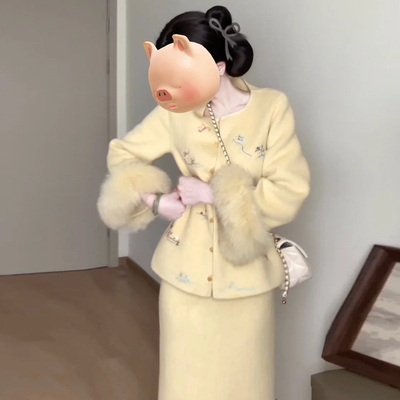 新中式国风套装复古禅意刺绣