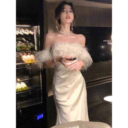 法式名媛晚礼服裙高端轻奢小众