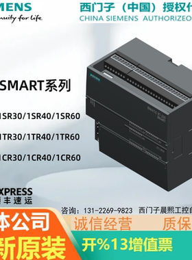 6ES7288-1SR20/1ST30/1CR40 1SR60-0AA1西门子S7-200SMART模块CPU