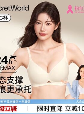 Secret World内衣女小胸聚拢防下垂收副乳2025新款爆款软支撑文胸