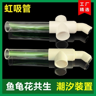 置 龟花鱼菜共生设备无土栽培潮汐种植系统阳台家庭种花虹吸种菜装