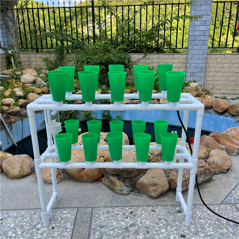 无土栽培设备阳台多层自动化循环种菜机水培蔬菜管道式水耕种植架