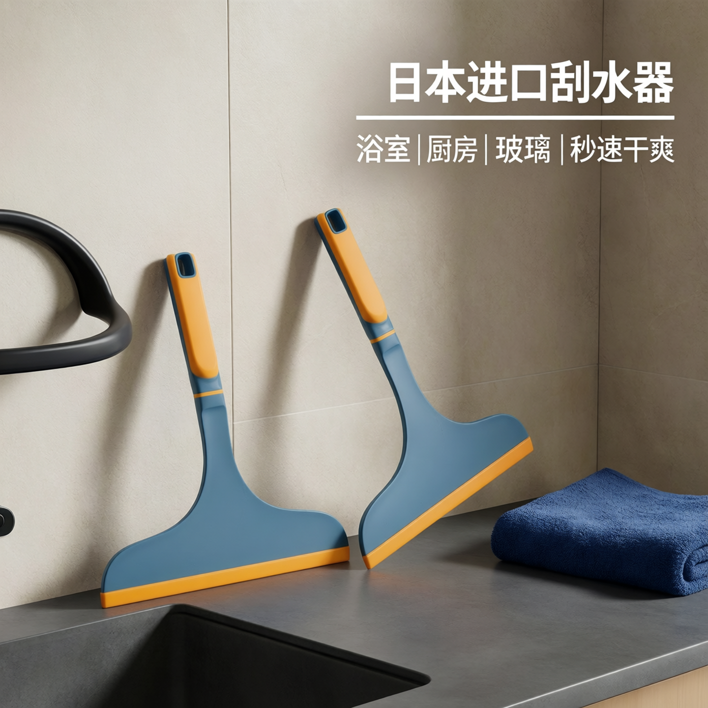 日本进口刮擦玻璃神器擦窗器家用窗户保洁专用刮水器玻璃刮刀刮子