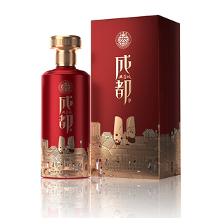 百年赤水兴蓉城53度酱香型白酒礼盒装