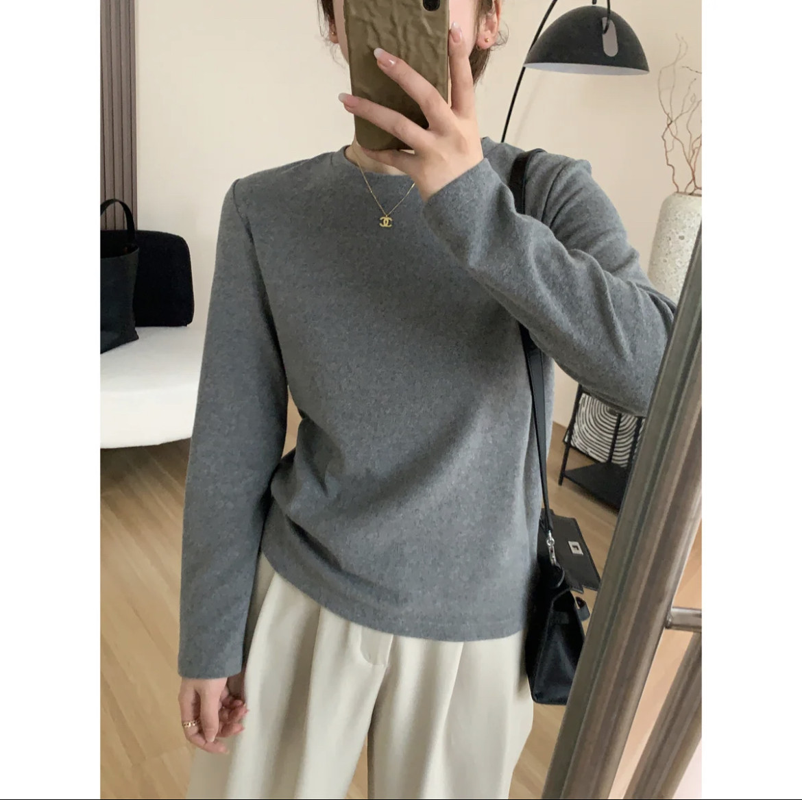 人手一件圆领长袖正肩T恤女2026春季新款内搭宽松百搭上衣打底衫,女装/女士精品,T恤,淘宝优惠券,粉丝福利购,淘宝优惠卷