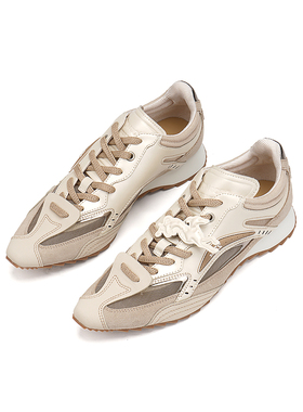 27QUAI GROSMOTT Nxde米杏尖头拳击鞋网面透气运动休闲鞋2025新款