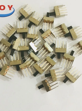 TOY拨动开关 SS12F41玩具电源拨动开关 1P2T3脚叻壳开关