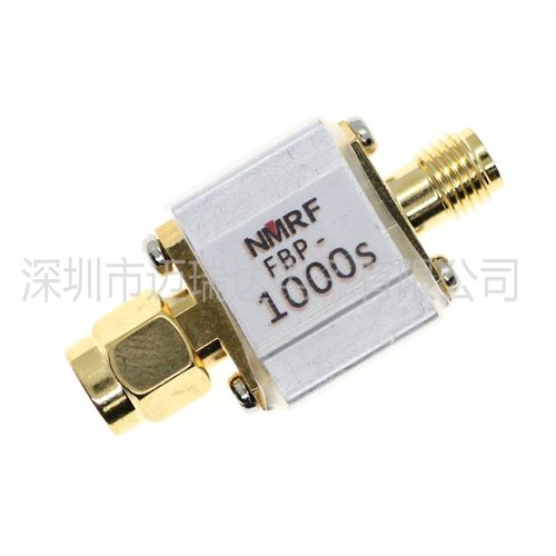 1000MHz 射频同轴带通SAW滤波器 3DB 带宽20MHz SMA接口