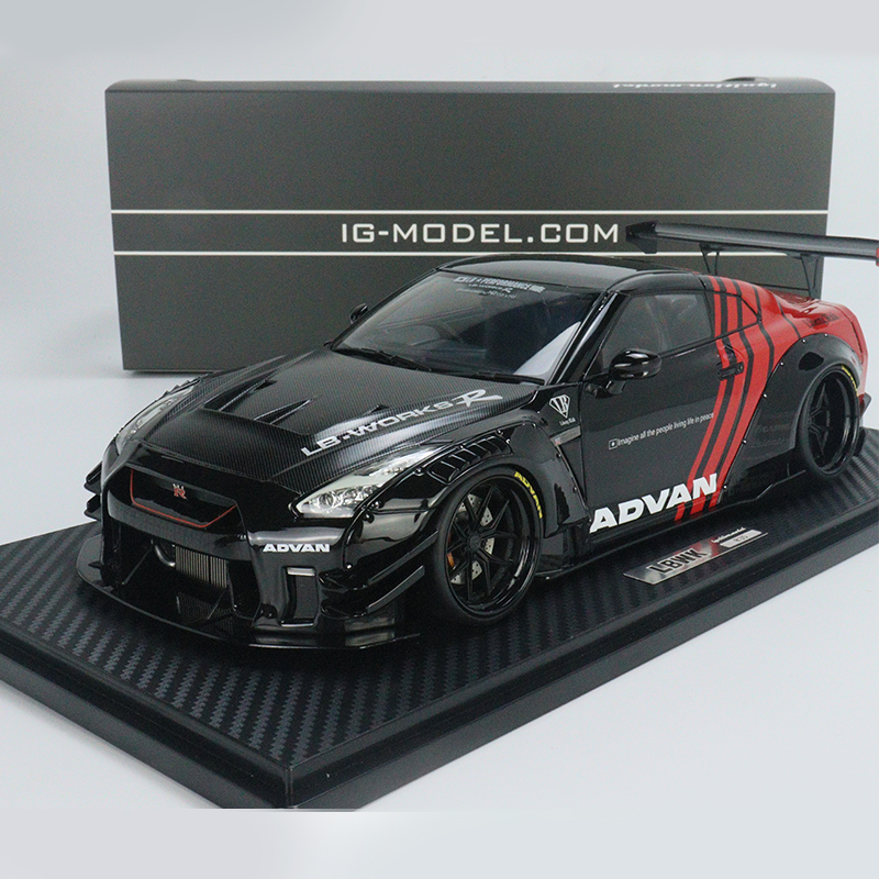 IG 1:18 LB日产 Nissan GTR R35树脂汽车模型现货 2345