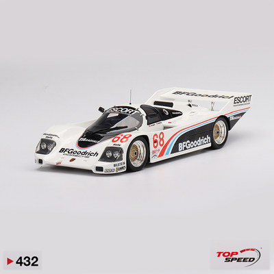 TopSpeed TS 1:18 保時捷 962 #68 BFG百路驰 1986 IMSA 汽车模型