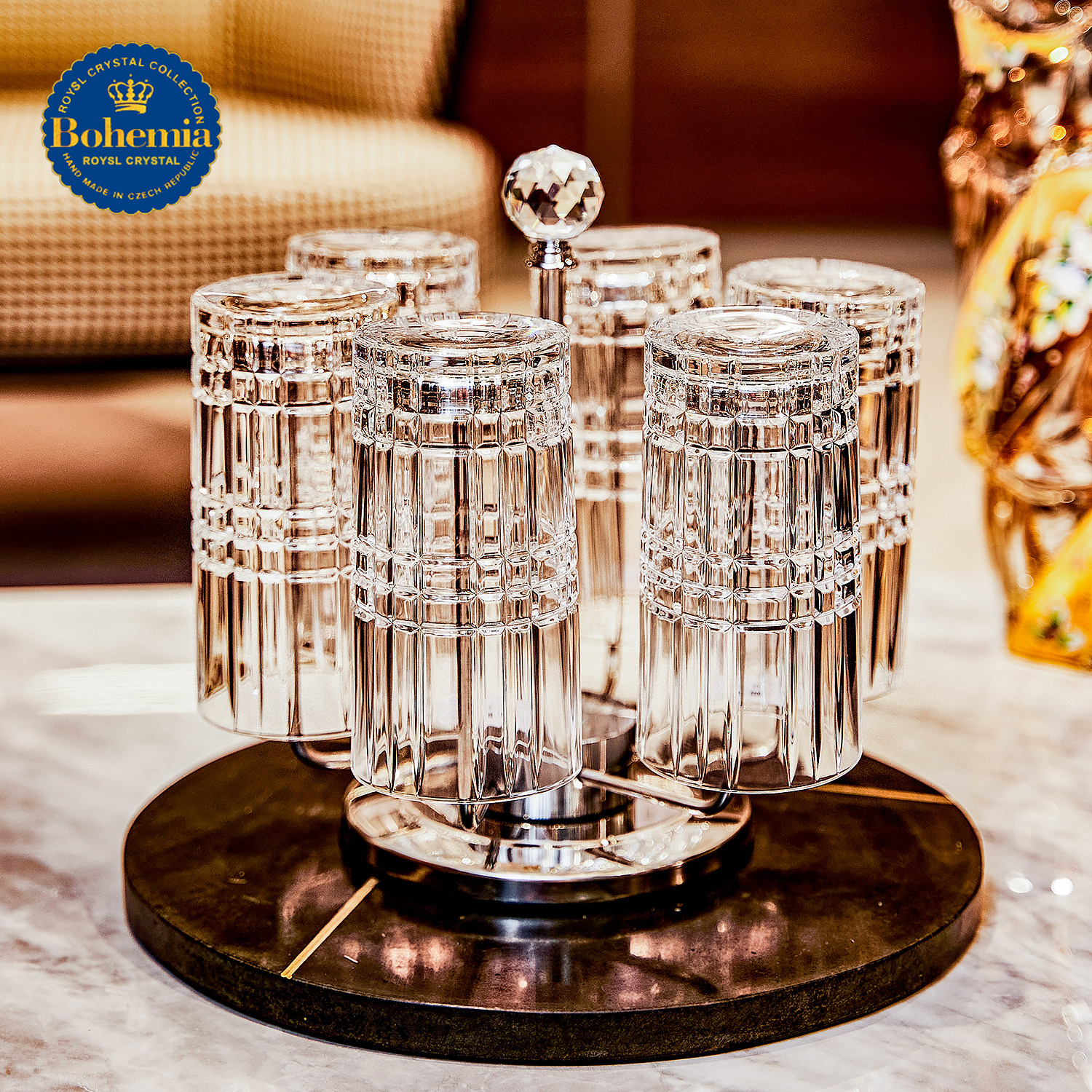 德国进口Square水晶玻璃家用烈酒XO洋酒啤酒杯 威士忌杯果汁水杯