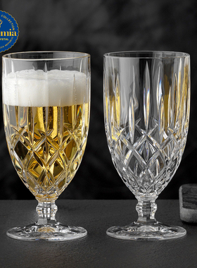 德国进口NOBLESSE水晶玻璃家用红酒杯果汁洋酒杯创意冷饮啤酒杯