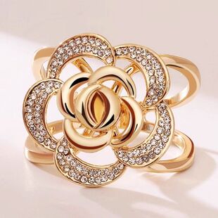 女士高级感丝巾扣大衣风衣腰带扣配件固定多功能蝴蝶围巾打结扣环