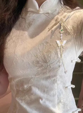 新中式旗袍压襟掛饰挂件胸针