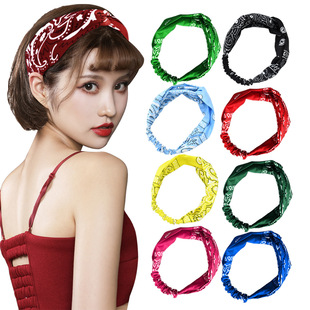 短发过渡期发带腰果花留头发尴尬期神器绑带式洗脸装饰头箍发圈潮