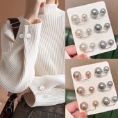 毛衣袖 子防下滑神器长改短袖 口收紧固定夹衣服衬衣挽边别针调节扣