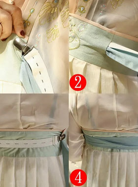 汉服防掉神器固定齐胸襦裙