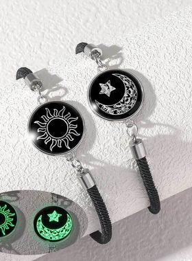 新款布艺日月手环手链学生闺