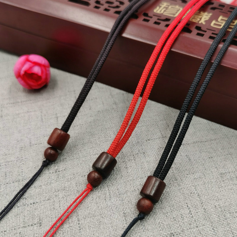 吊坠链子单买2条装手工编织挂脖挂绳翡翠玉牌玉佩项链绳子可调节