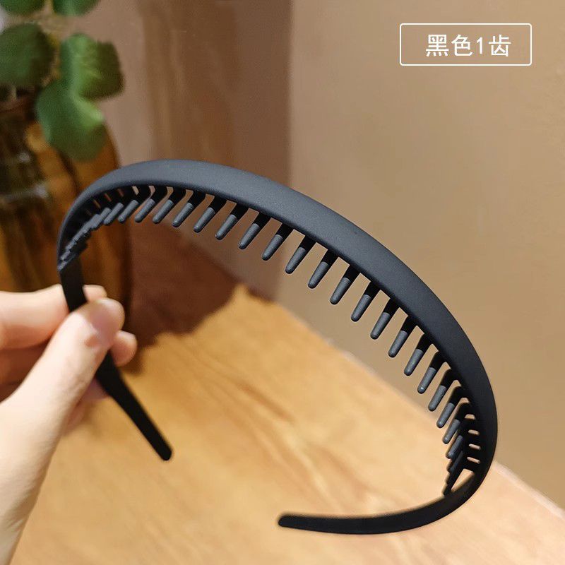 中老年人发卡发箍老奶奶带齿老人发夹黑色刘海碎发整理洗脸压发箍