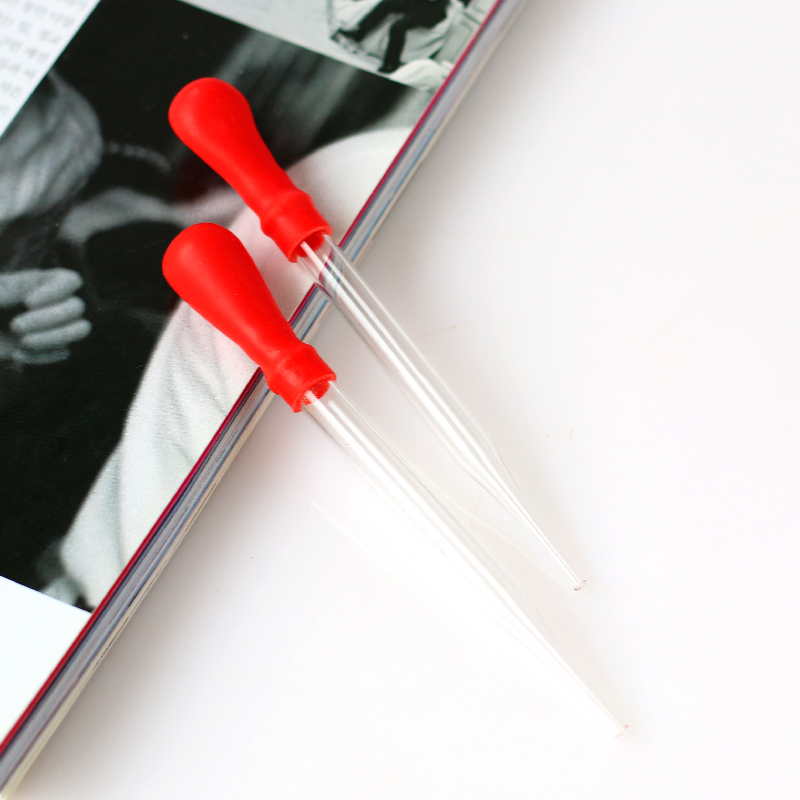 馥蕾 diy香薰蜡烛制作常用滴取工具 高硼硅耐高温玻璃滴管1支装