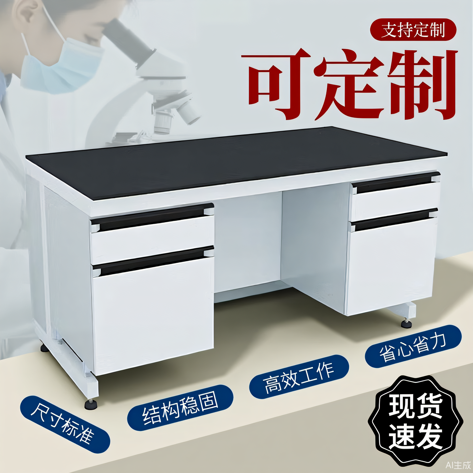 鑫盛实验台厂家直销上门测量定制