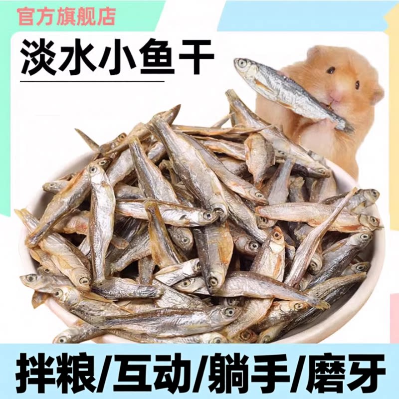 仓鼠零食淡水小鱼干营养海鲜粮食草龟零食猫咪零食乌龟金丝熊刺猬