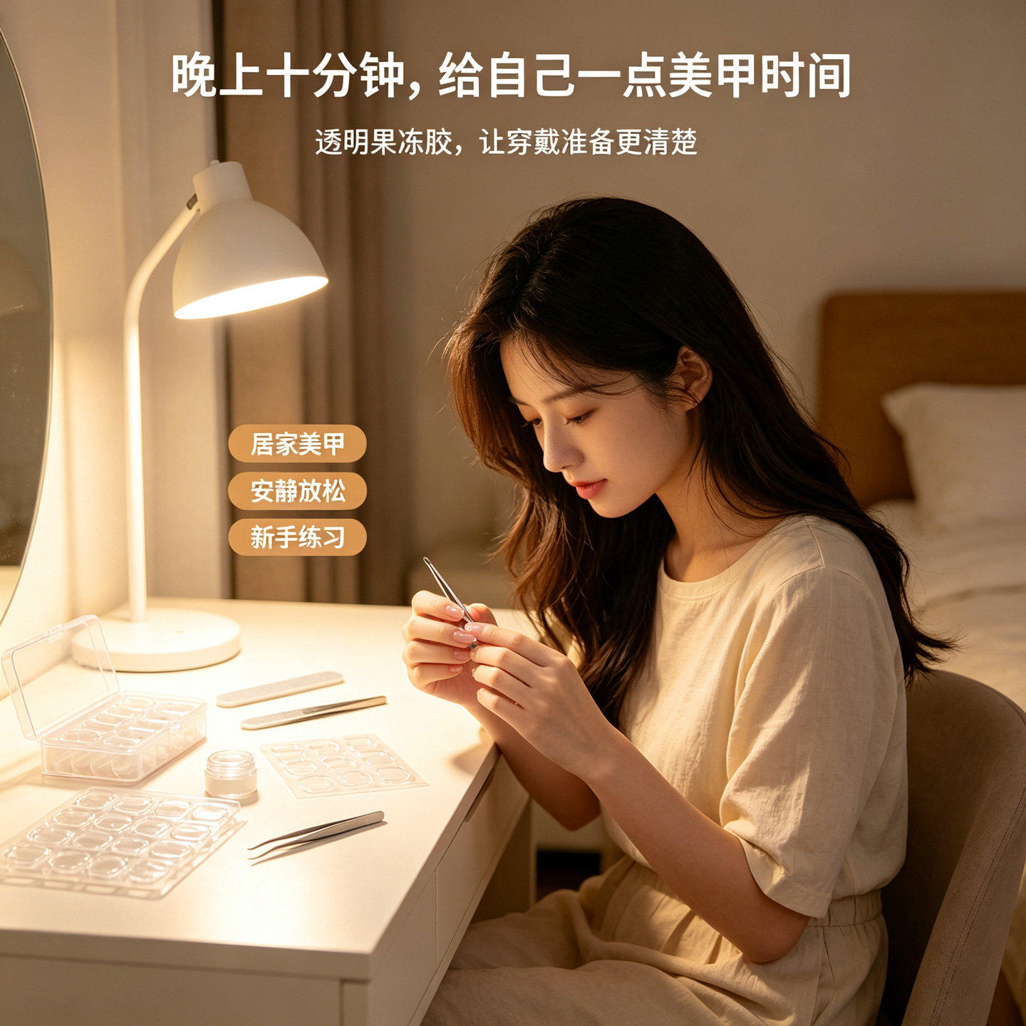 果冻胶美甲贴穿戴甲专用