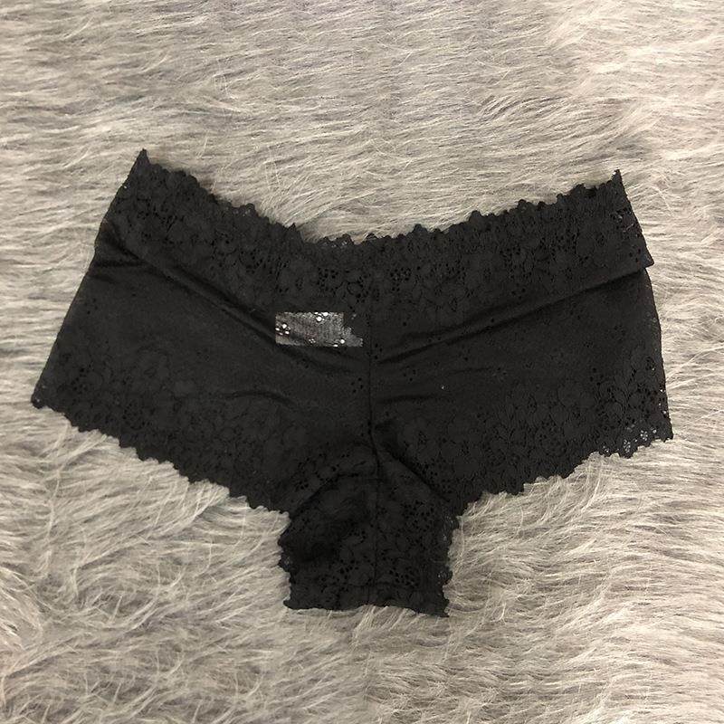 Lace sexy boxer briefs for women hollow translucent hot